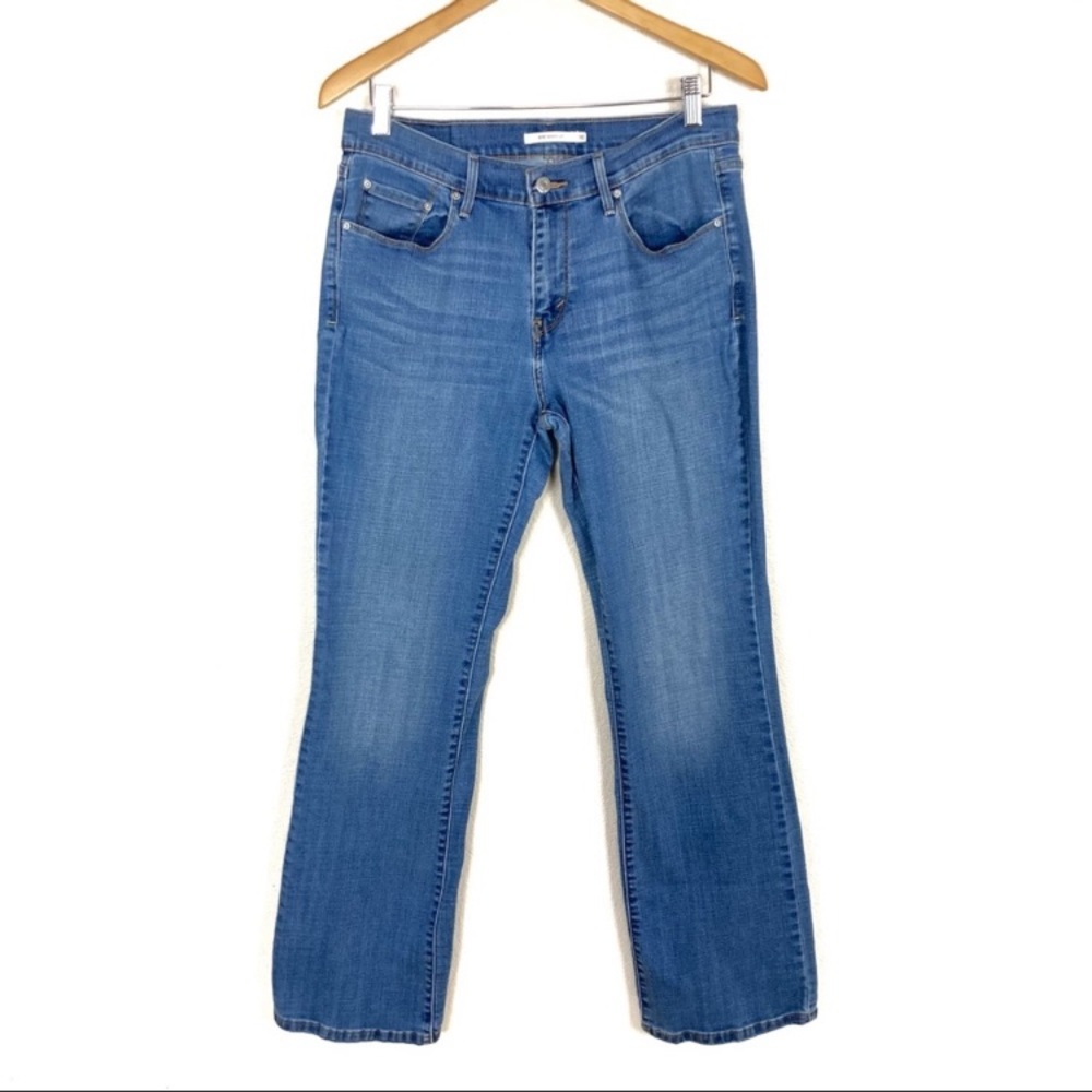 Levi’s 515 Bootcut Mid Rise Jeans Medium Wash Denim Women’s Sz 10